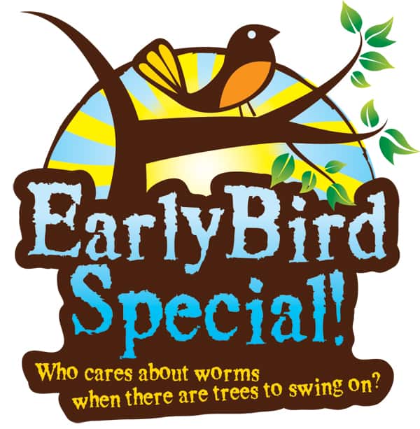 Early Bird Special Tree to Tree Adventure Park Idaho